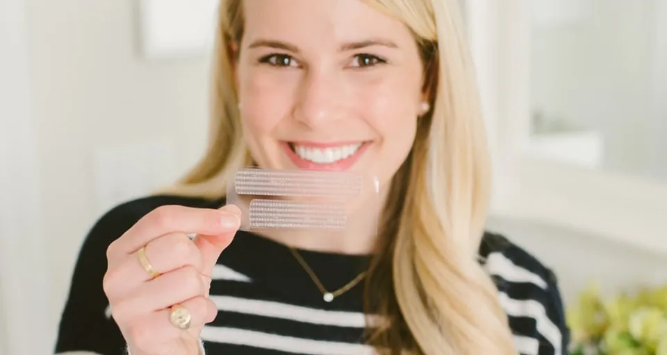 32438 whitening strip application