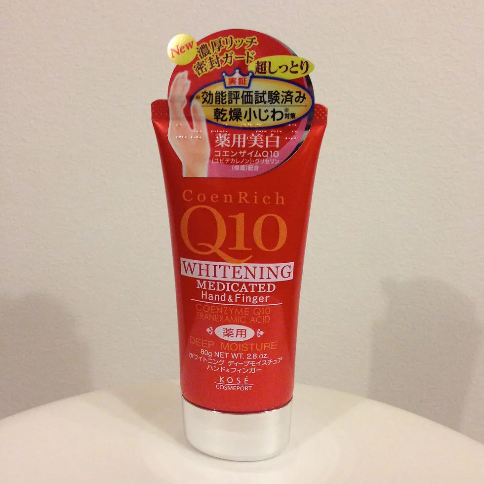 32497 kose q10 hand cream application