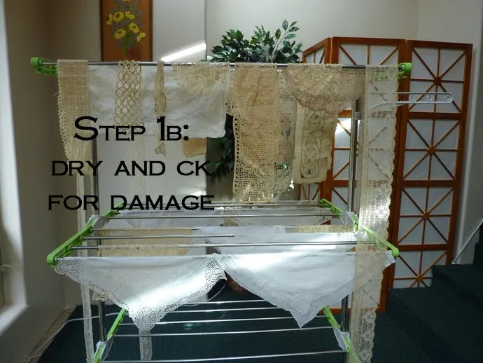 32599 washing vintage linens